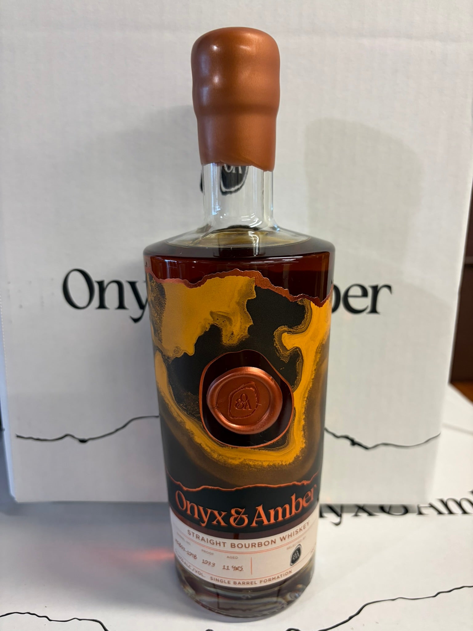 Onyx & Amber Single Barrel 11 Year MGP Bourbon (60/36/4)  103.3 proof
