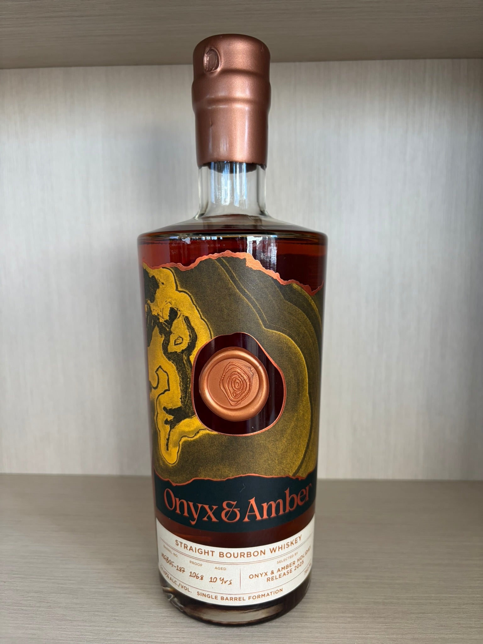 Onyx & Amber 2025 Holiday Single Barrel Limited Edition