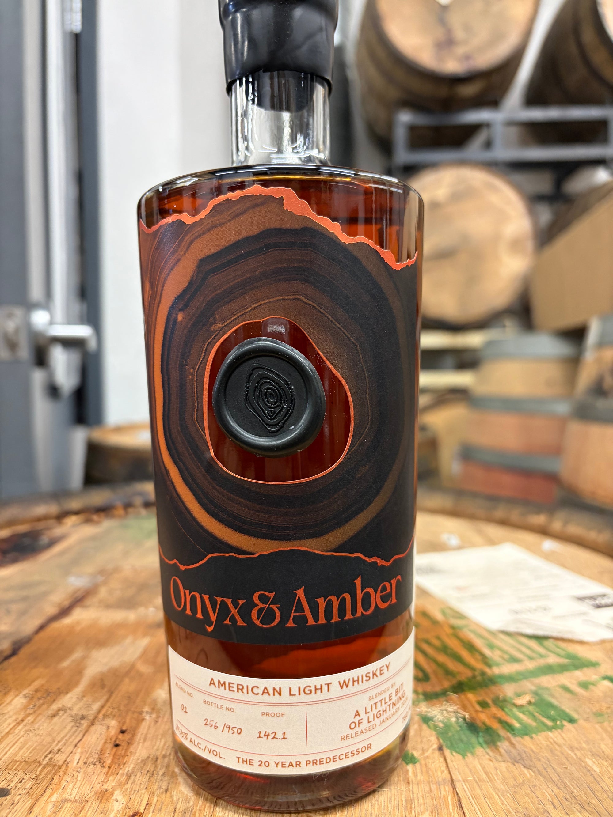 Onyx & Amber 20 YR Light Whiskey "A Little Bit of Lightning"