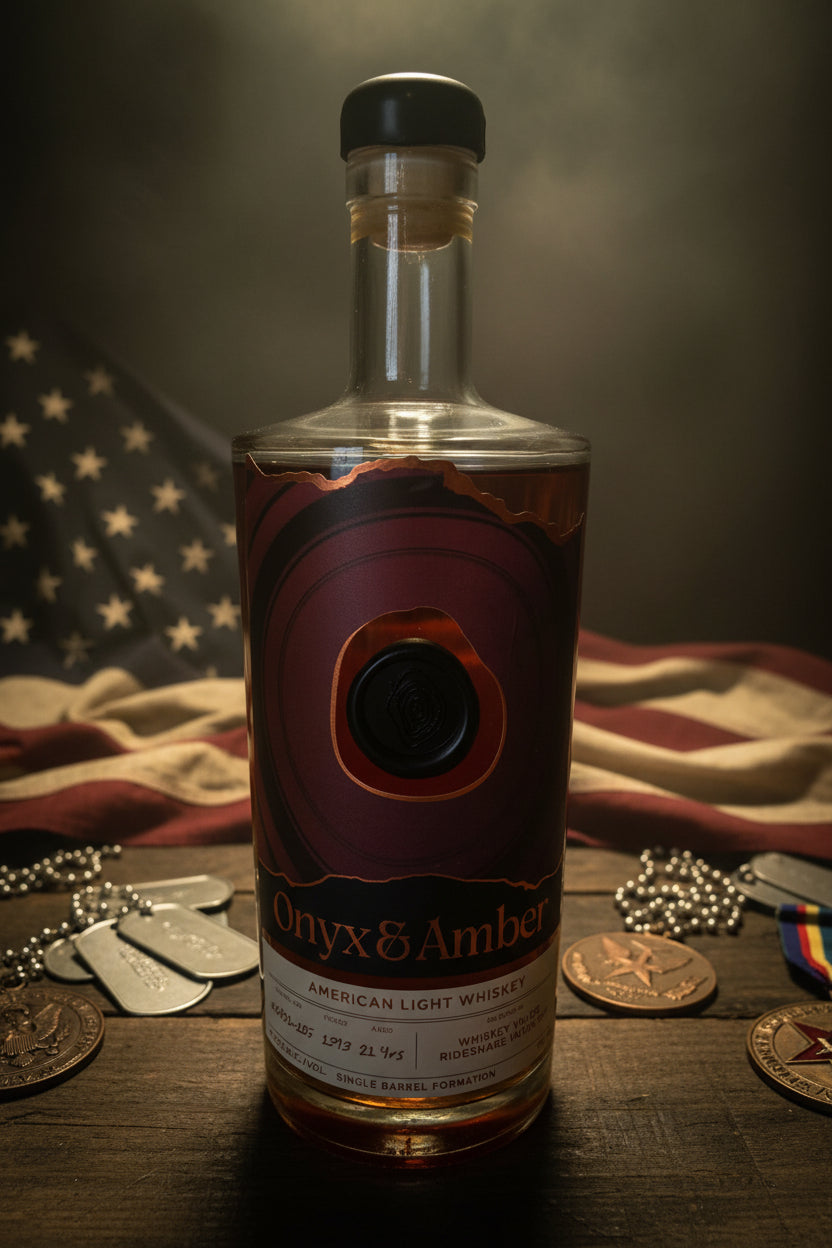 Onyx & Amber Whiskey Valor Rideshare