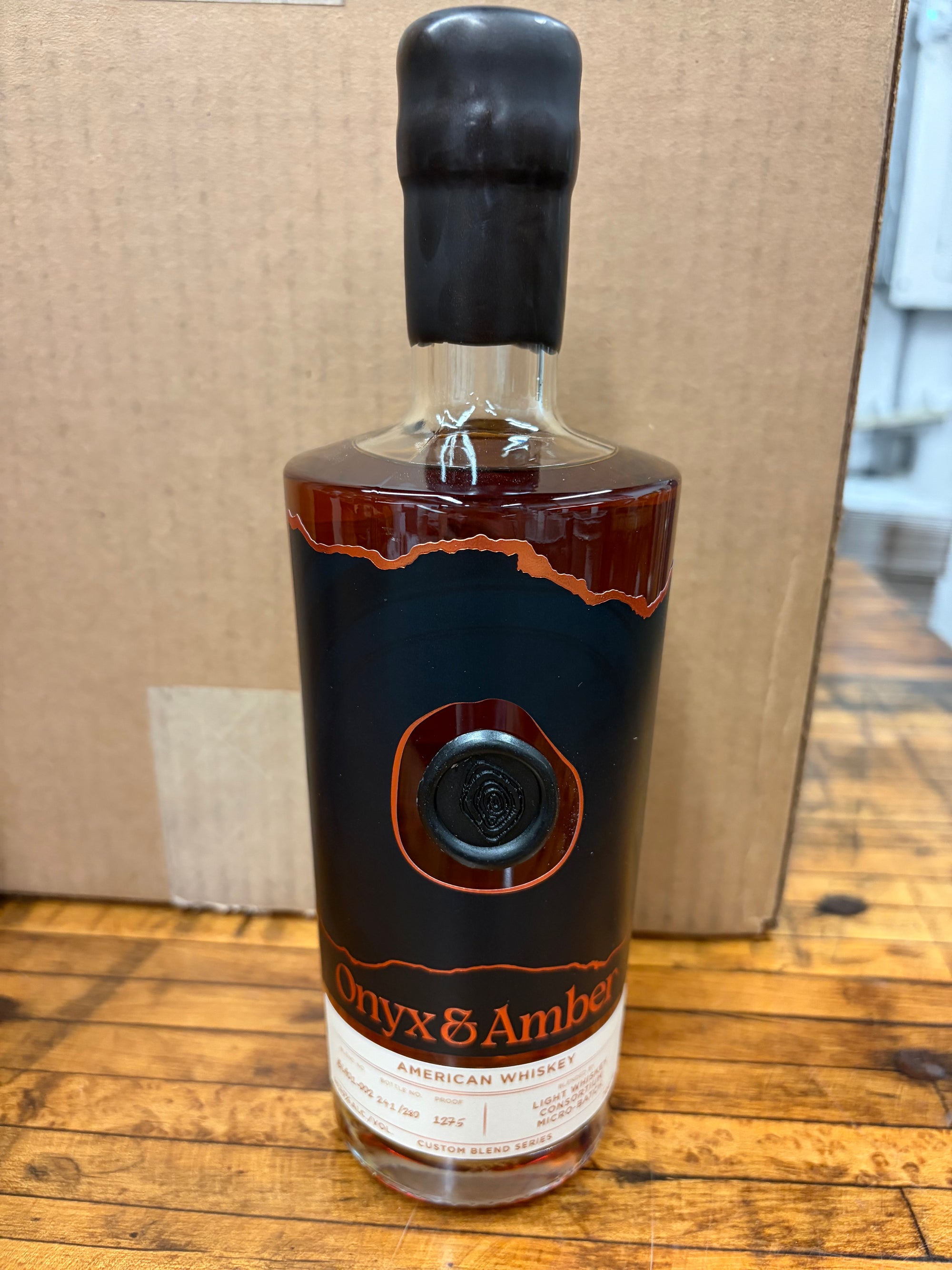Onyx & Amber Light Whiskey Consortium Micro Blend 20 Year American Light Whiskey Blend - 127.5 proof