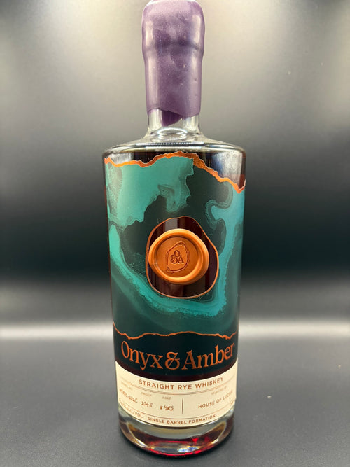 Onyx & Amber "House of Lucius" 8.5 year old Willett Rye double oaked in Port casks 104.5 proof