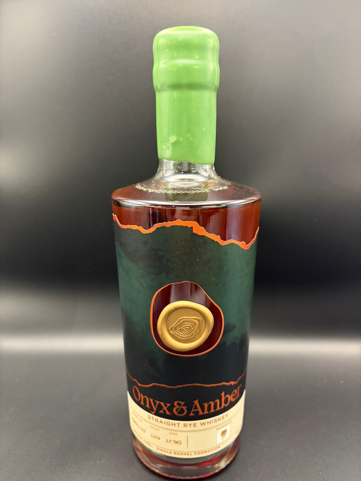 Onyx & Amber Miami Bourbon Society 13.5 year Rye
