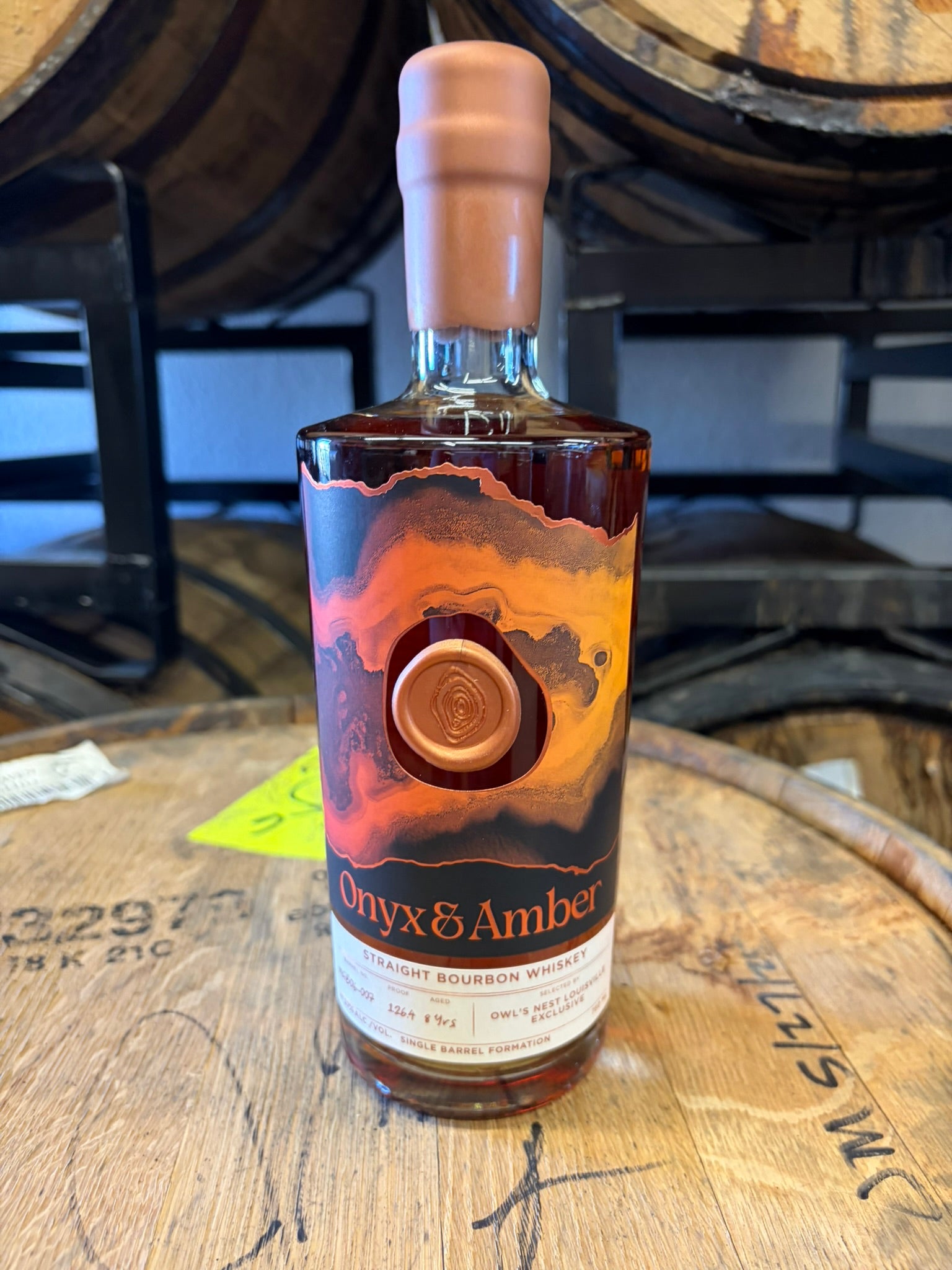 Onyx & Amber 8 year Bourbon (60/36/4 MGP) Single Barrel - Louisville Exclusive 126.4 proof
